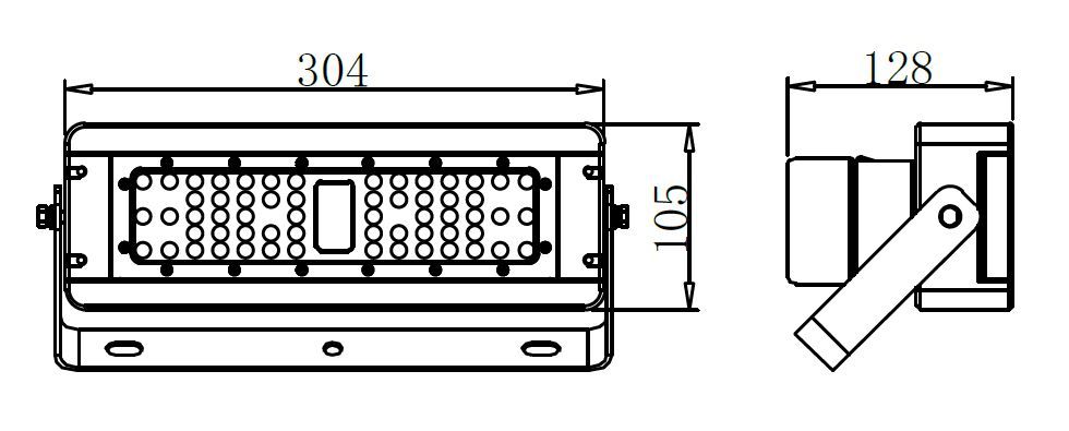 Reflektor pro osvětlování architektury a budov
