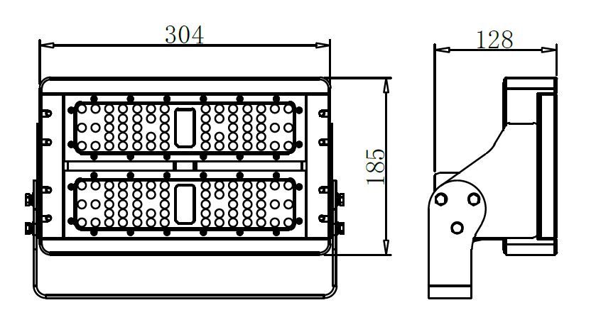 Reflektor pro osvětlování architektury a budov