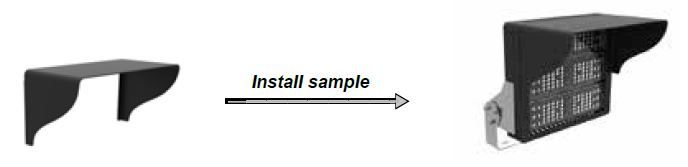 Reflektor pro osvětlování architektury a budov
