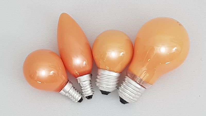 Oranžová žárovka bez modré složky Dobrou! - Světlo bez modré složky