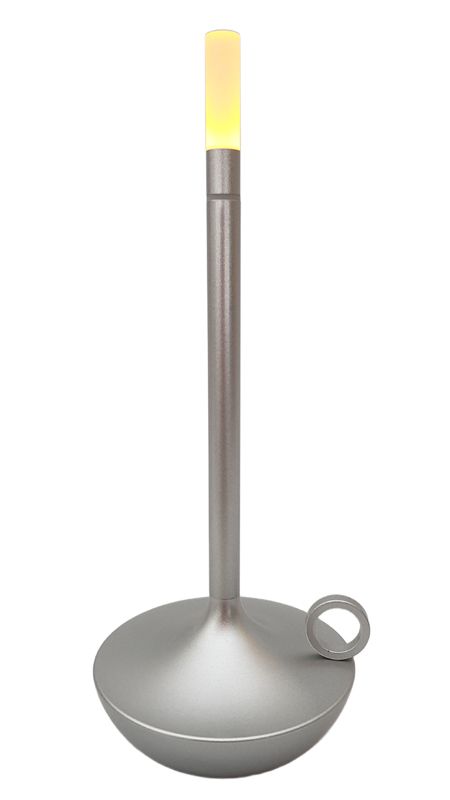 Aladinův svícen - Noční svítidlo bez modré složky Stříbrný svícen