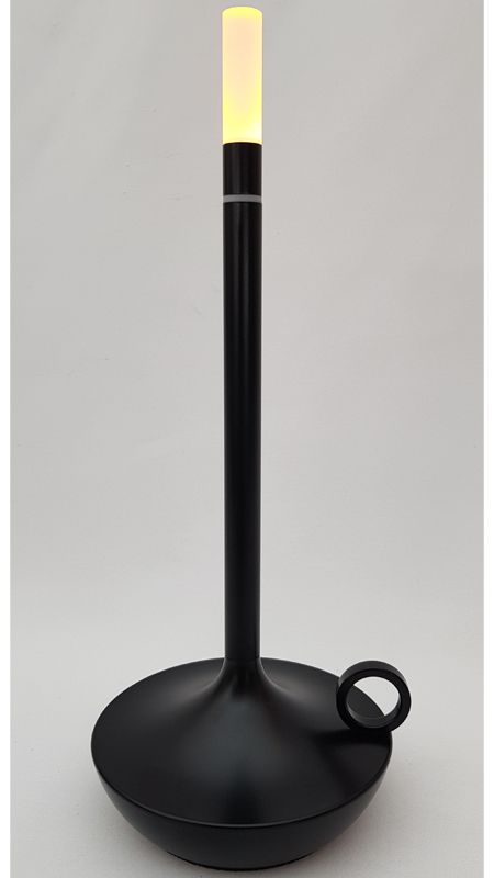 Aladinův svícen - Noční svítidlo bez modré složky Černý svícen