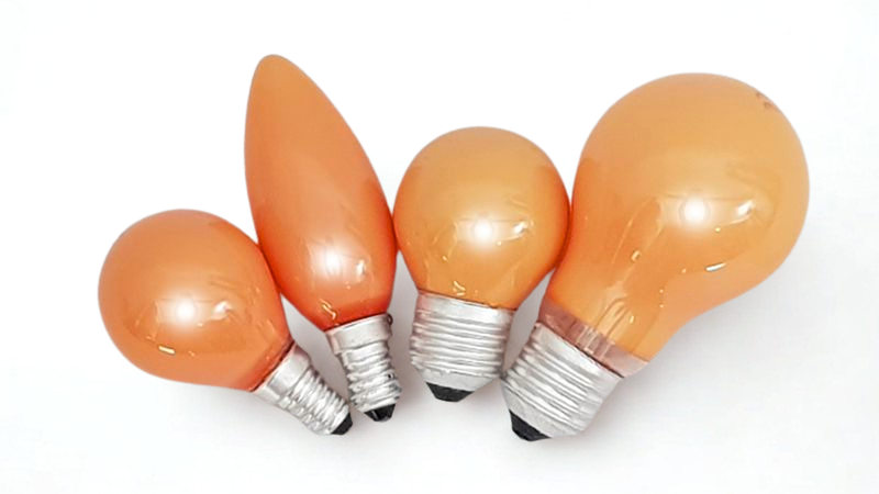 Oranžová žárovka bez modré složky Dobrou! - Žárovka bez modrého světla