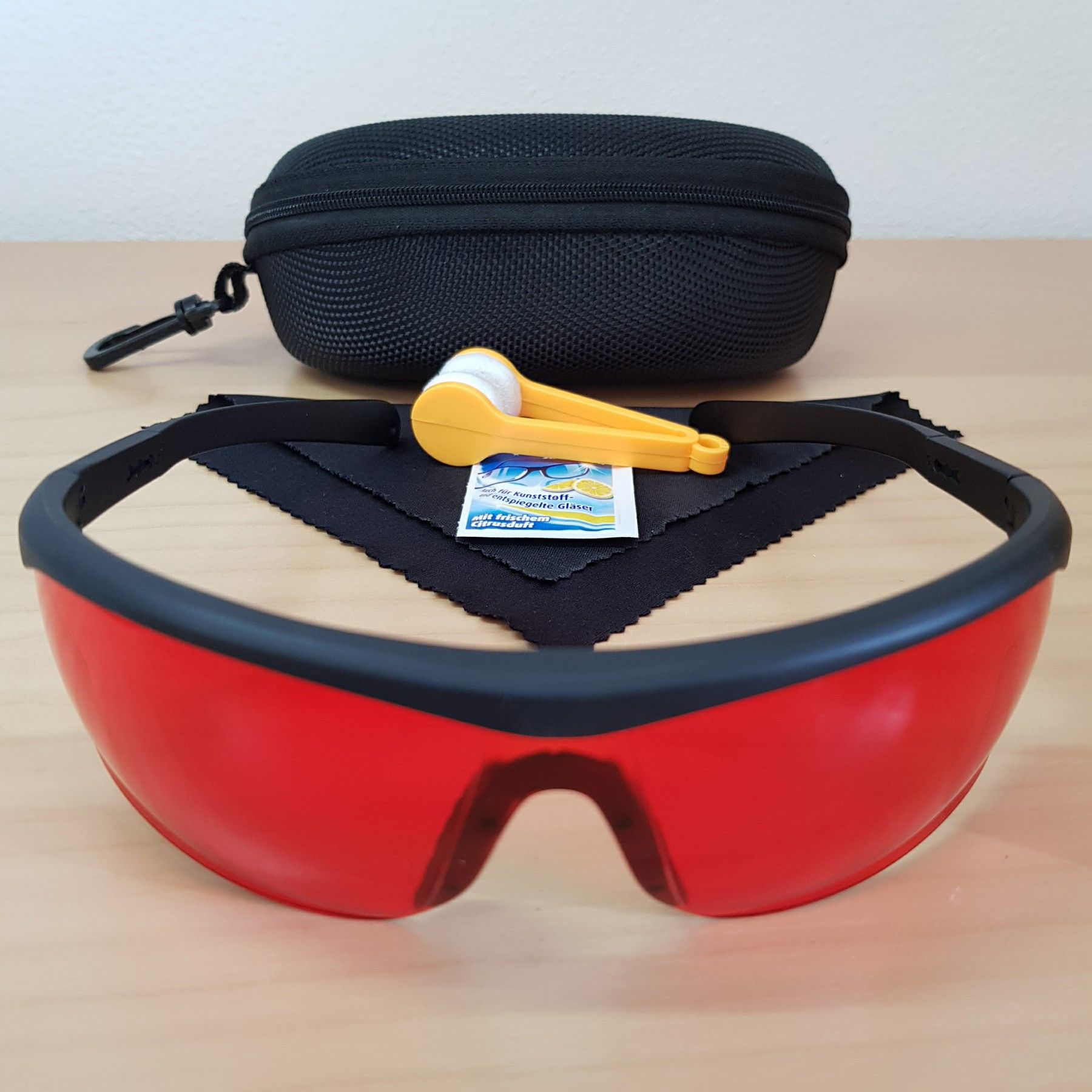 Červené brýle proti modrému a zelenému světlu - Kompletní balíček červených brýlí Gamer