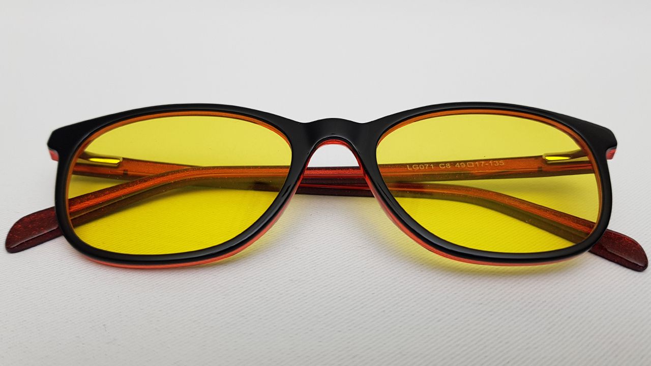 Dámské lamino - acetátové brýle Geek