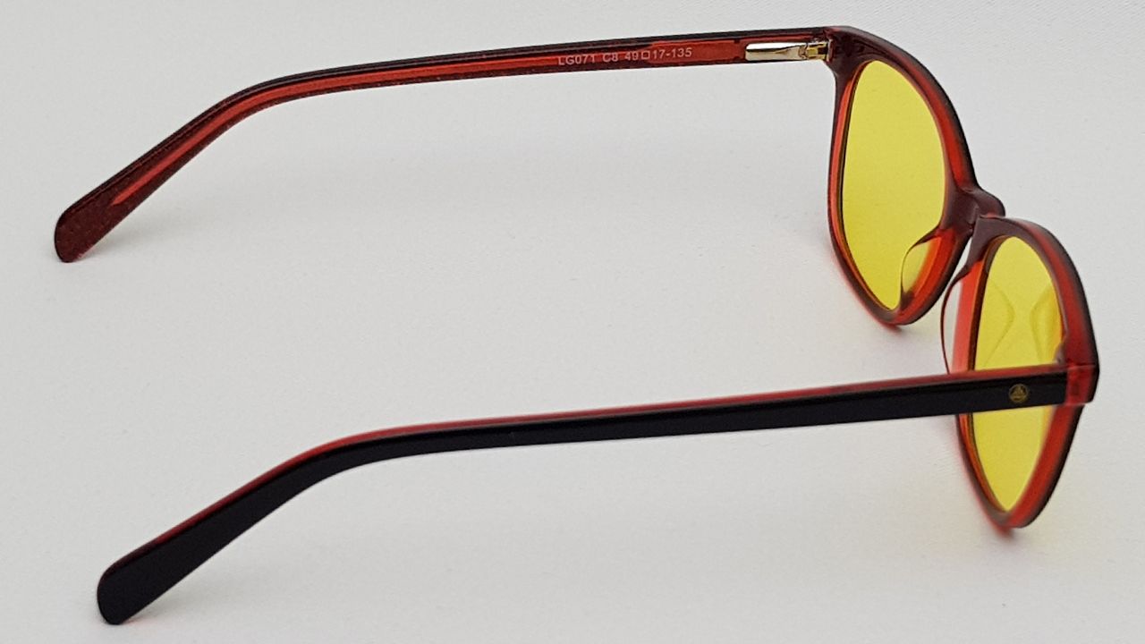 Dámské lamino - acetátové brýle Geek