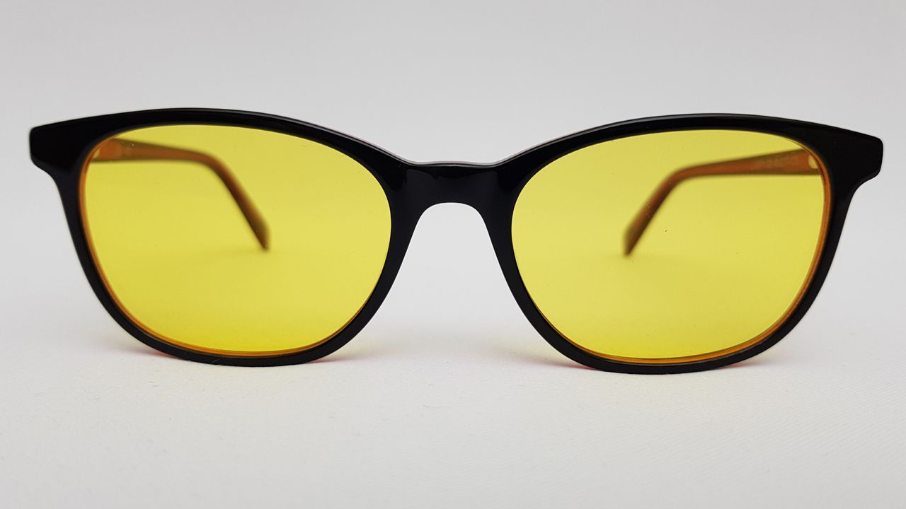 Dámské lamino - acetátové brýle Geek