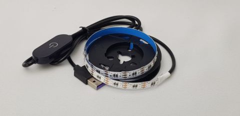 USB LED pásek červený noční 670 nm + 740 nm