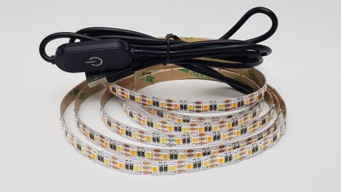 LED CCT USB světelný pásek PC Amber + 4000K 94CRI